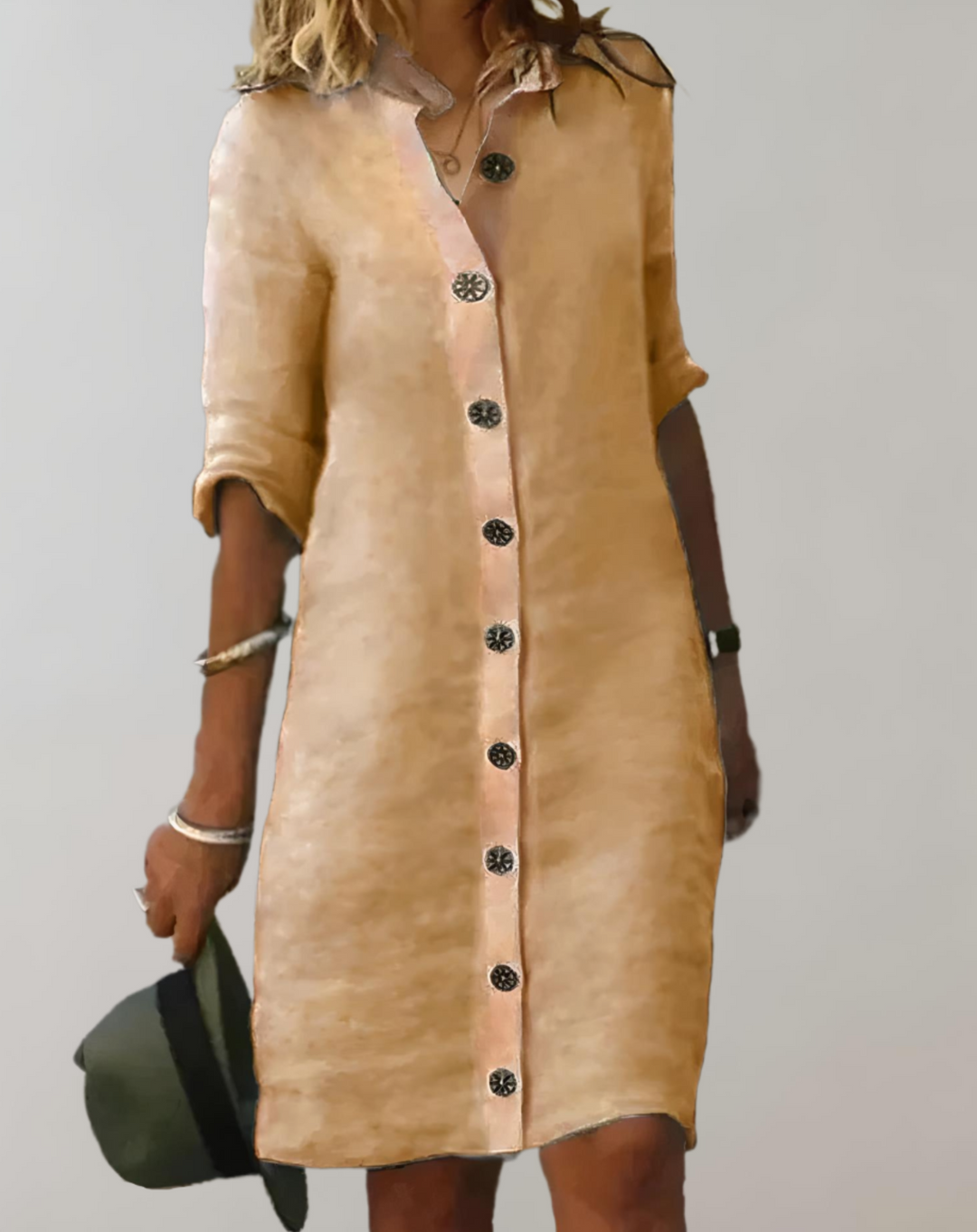 Clodagh | Trendy Belly Covering Dress