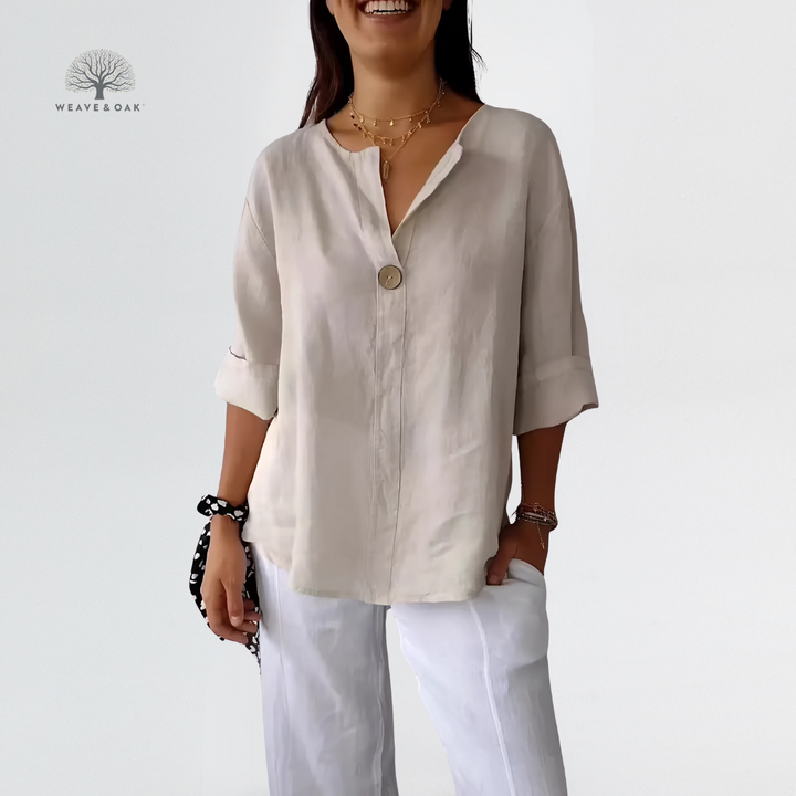 Talia | Loose-Fit Blouse That Covers the Tummy and Arms