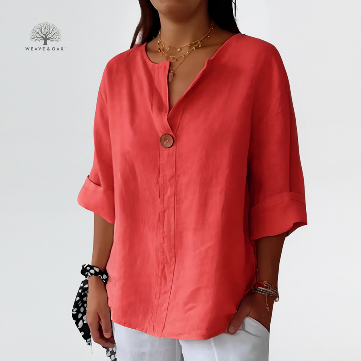Talia | Loose-Fit Blouse That Covers the Tummy and Arms