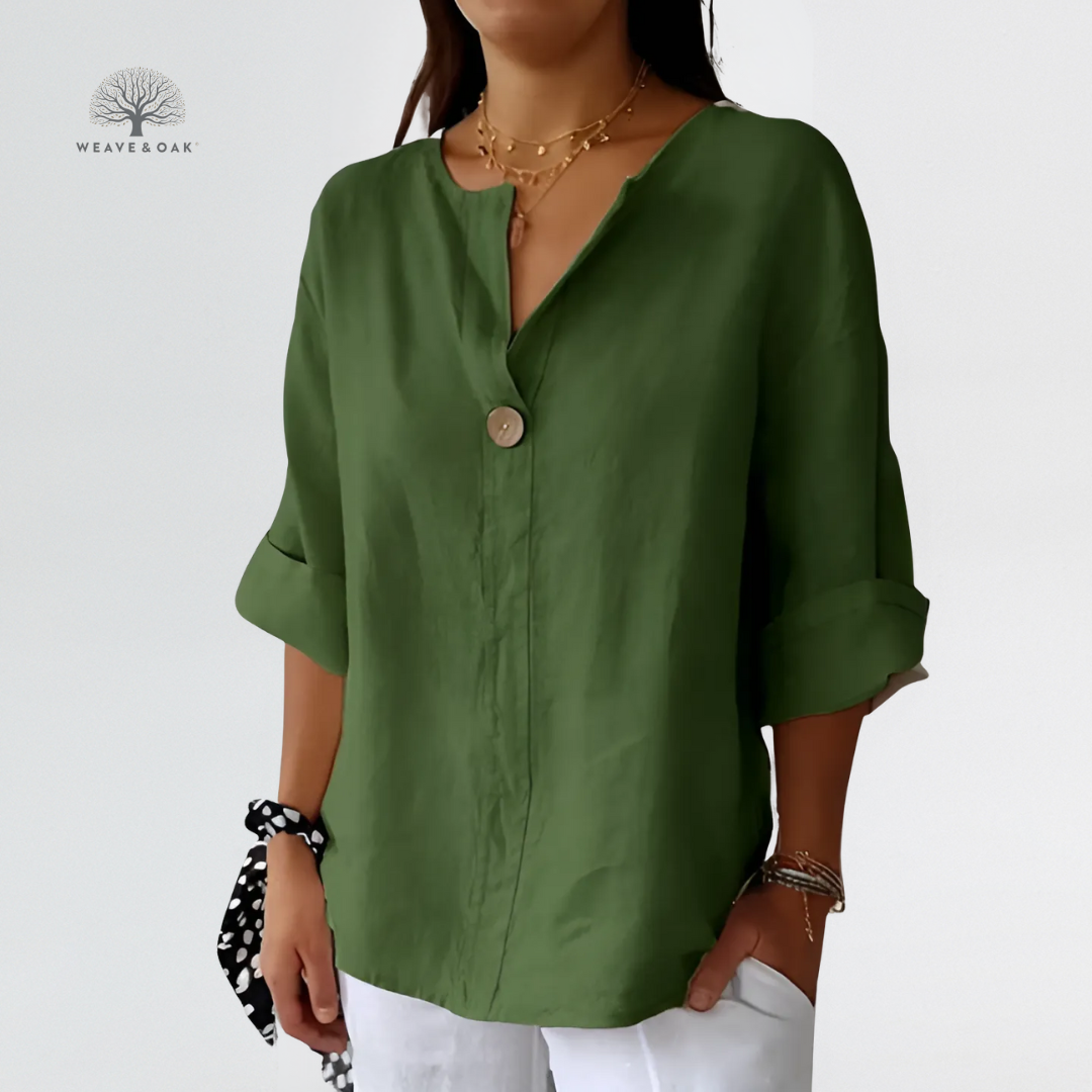 Talia | Loose-Fit Blouse That Covers the Tummy and Arms
