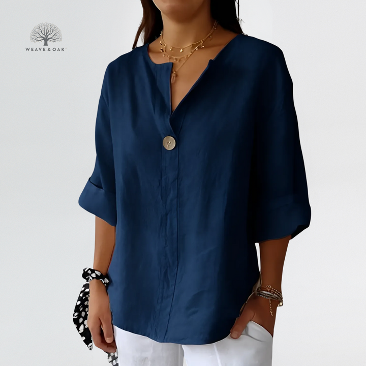 Talia | Loose-Fit Blouse That Covers the Tummy and Arms
