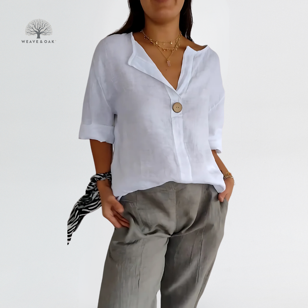 Talia | Loose-Fit Blouse That Covers the Tummy and Arms